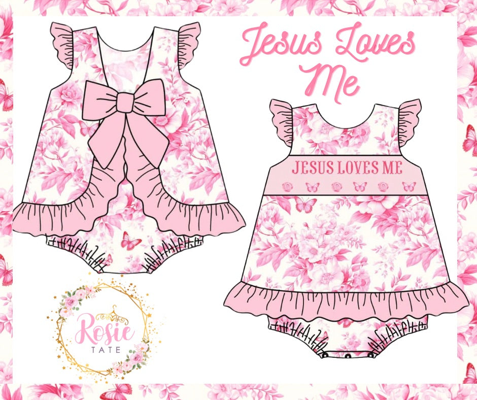 *PRE ORDER* Jesus Loves Me Skirted Bubble