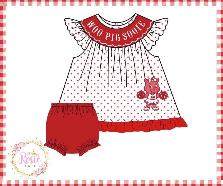*PRE ORDER* Cheer Hog Bloomer Set