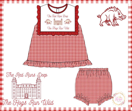 *PRE ORDER* Hogs Run Wild Bloomer Set