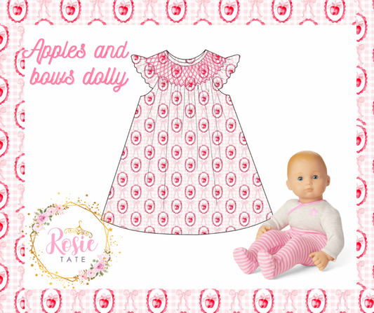 *PRE ORDER* Apples & Bows Dolly Dress