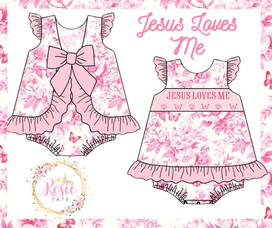 *PRE ORDER* Jesus Loves Me Skirted Bubble