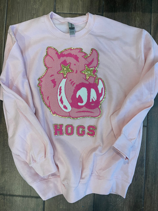 Adult Groovy Hog Patch sweatshirt